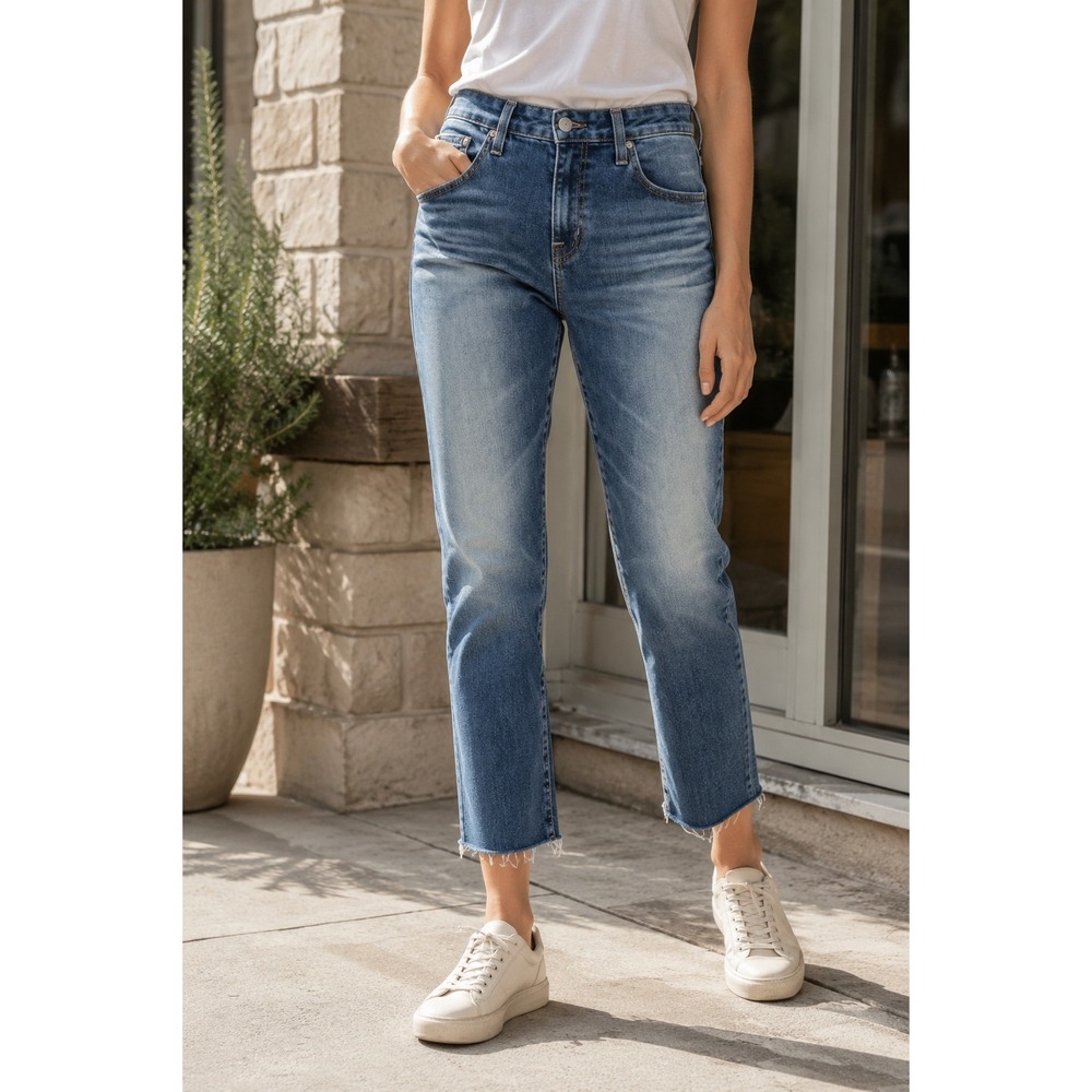 AG Ex-Boyfriend Slouchy Slim 16 Years Monte Vista Japanese Denim‎ Raw Hem 28R